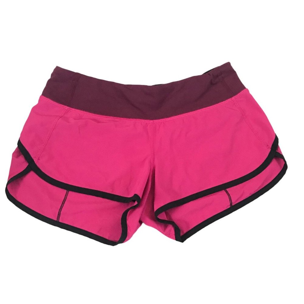 Lululemon Speed Short Hot Pink Sz 4